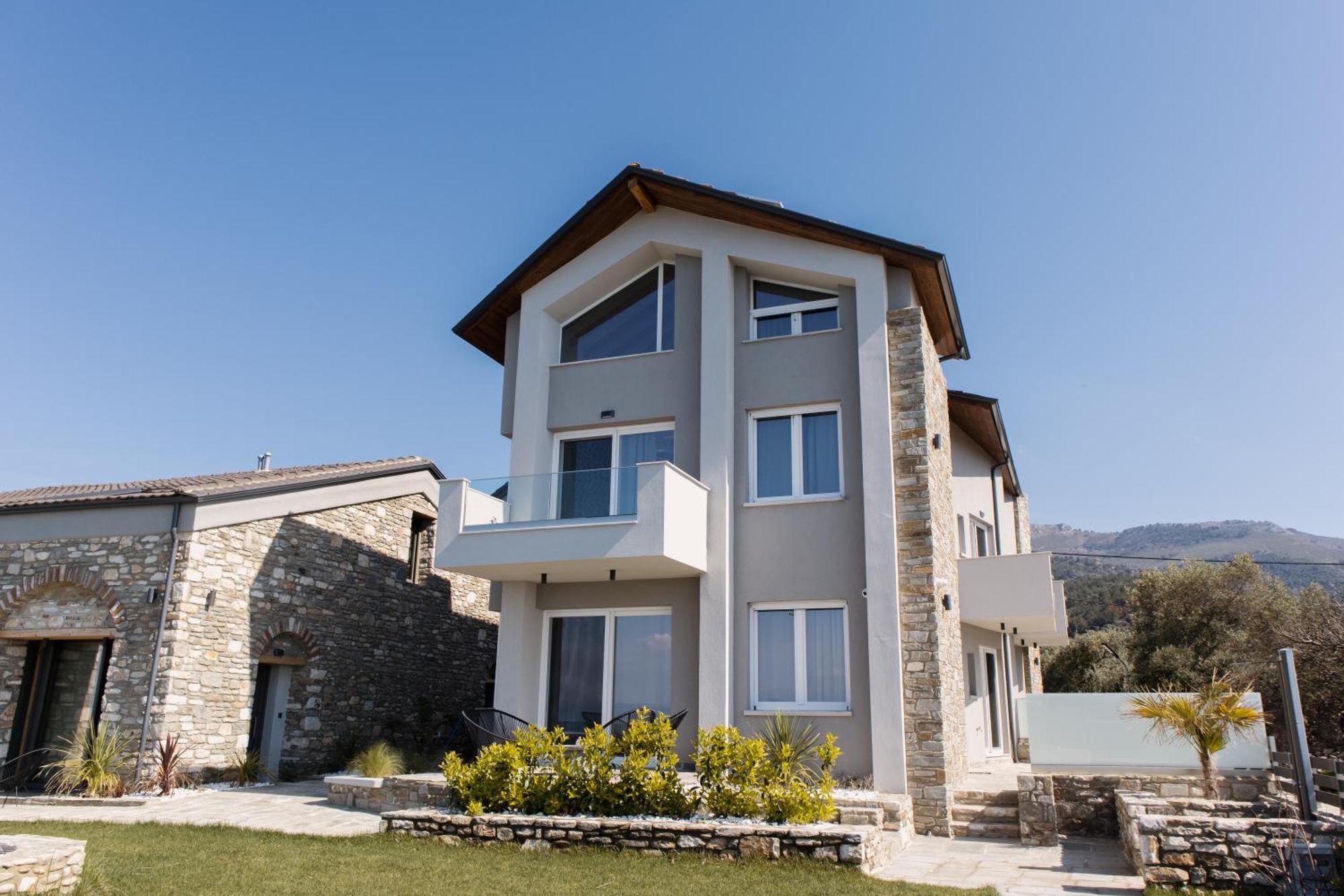 Olive & Sea Luxury Suites Skala Sotiros Esterno foto